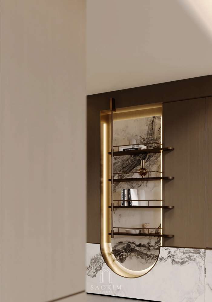 Thiết kế nội thất luxury sử dụng đồ decor tại dấu ấn riêng cho căn hộ